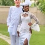 beautiful LADY gets married to a white man old (VIDEO)